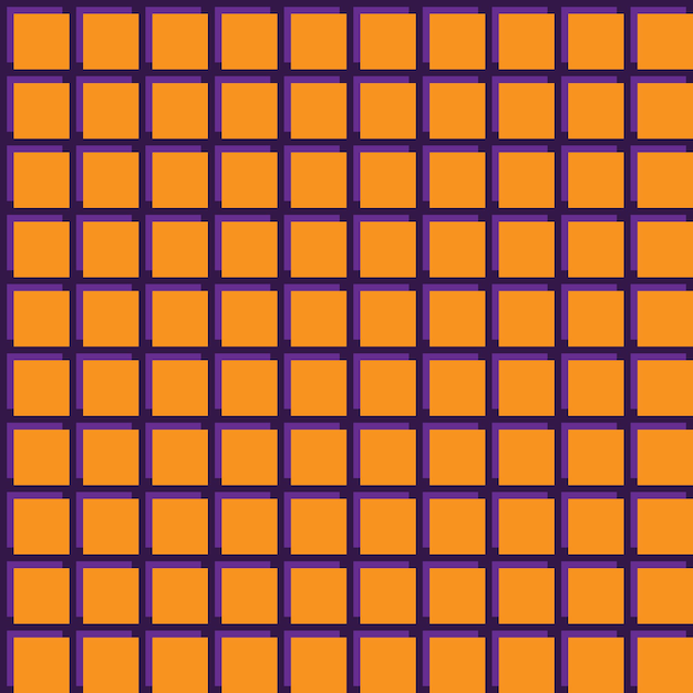 Abstract background. Orange purple squares tiles