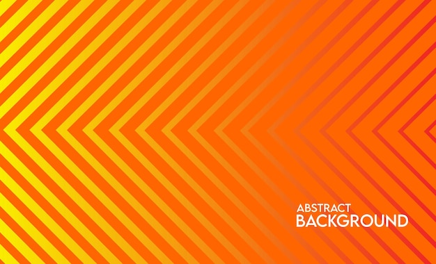 Vector abstract background orange with line stripes