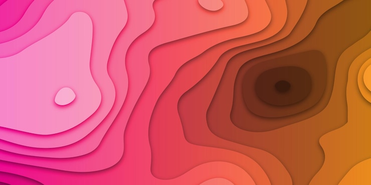 Vector abstract background papercut background for presentation cover banner and website template