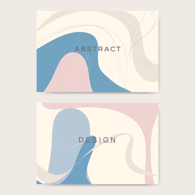 Vector abstract background of pastel colors suitable for business cards and more