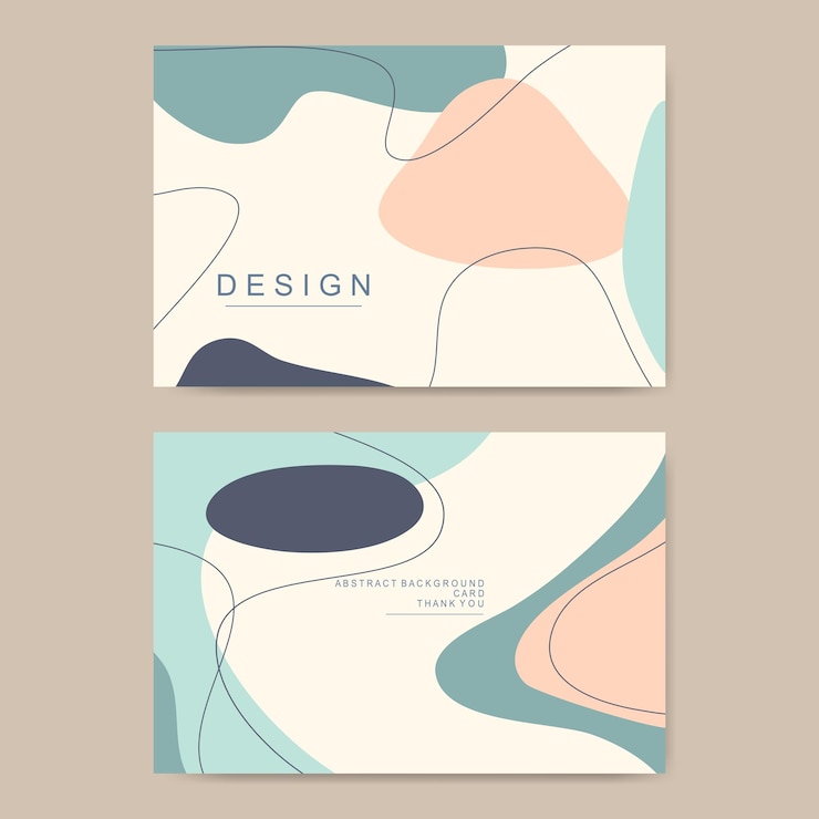 Vector abstract background of pastel colors suitable for business cards and more
