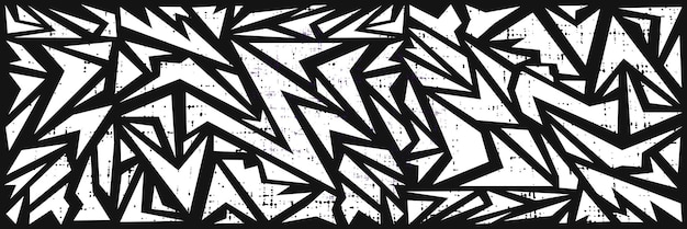 Abstract background pattern graphic in white and black color