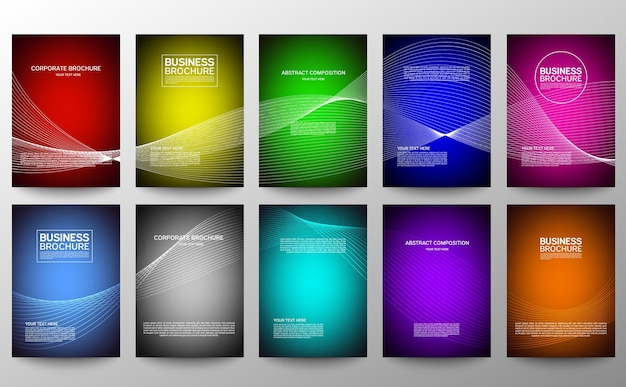 ポスター デザインやビジネス パンフレットの抽象的な背景パターン。