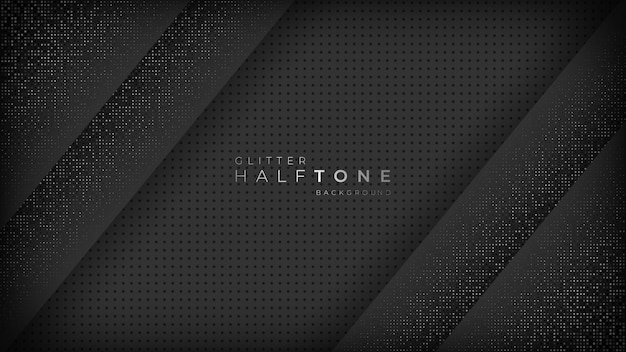 Vector abstract background or pattern with halftone elements