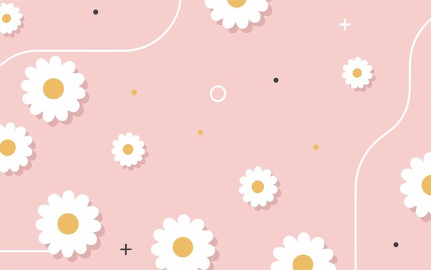 Vector abstract background poster floral