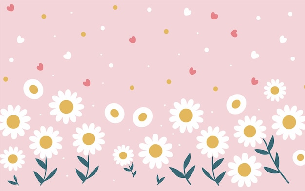 Abstract background poster floral