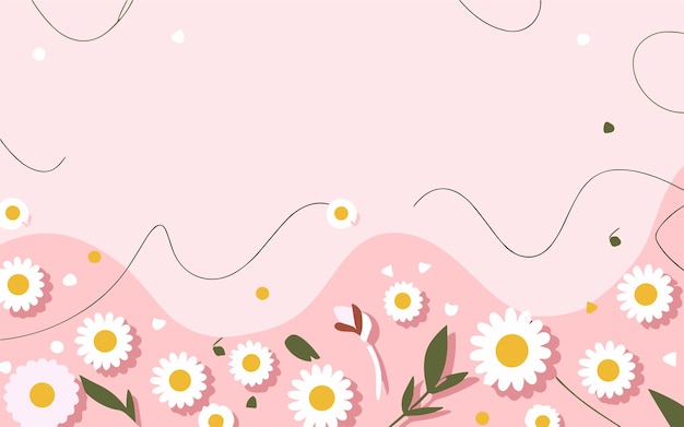 Vector abstract background poster floral