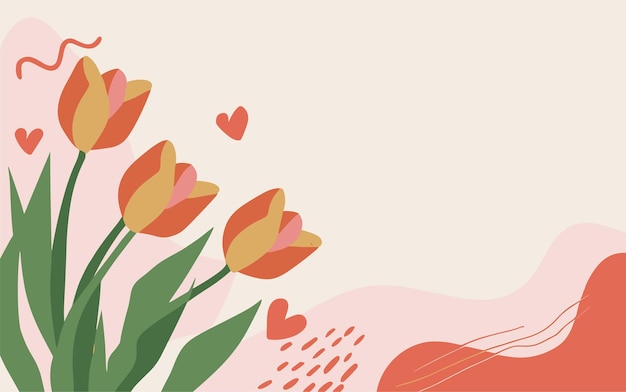 abstract background poster womens day mothers day easter spring background