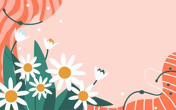 Vector abstract background poster womens day mothers day easter spring background