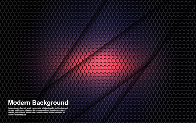 Vector abstract background purple dimension on black modern