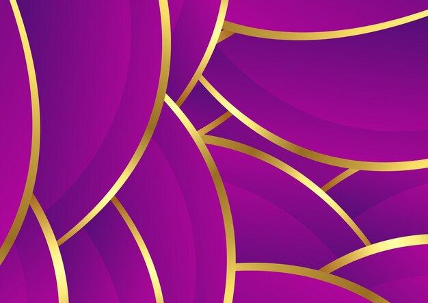 abstract background purple with golden luxury