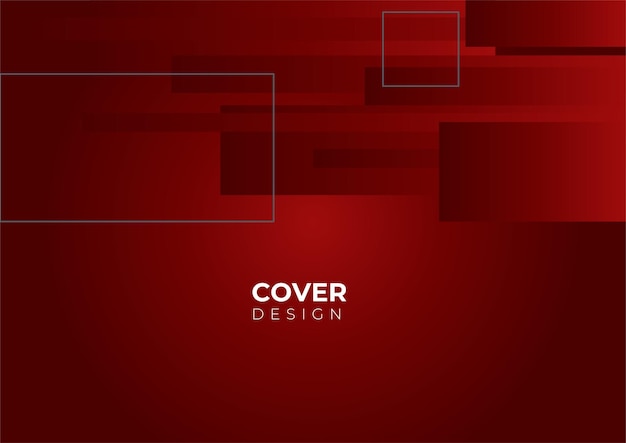 Abstract background in red color, perfect for backgrounds, covers, and wallpapers. Vector illustration for brochure, business card, corporate cover, poster, presentation design, portfolio