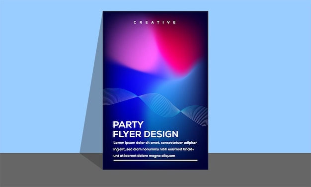 Abstract background shape on cover book presentation Minimal brochure layout and modern report