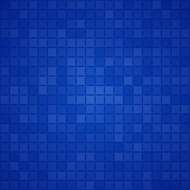 Abstract background of small squares or pixels in blue colors