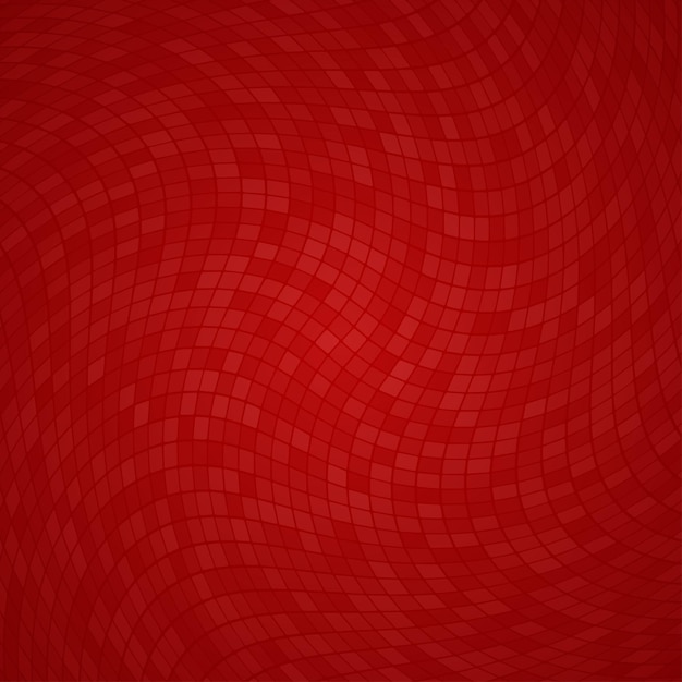 Abstract background of small squares or pixels in red colors