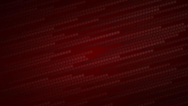 Abstract background of small squares or pixels in shades of dark red colors