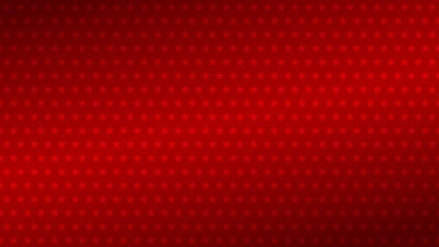 Abstract background of small stars in red colors.