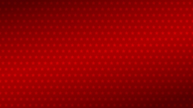 Abstract background of small stars in red colors.