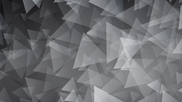 Abstract background of small triangles in black colors
