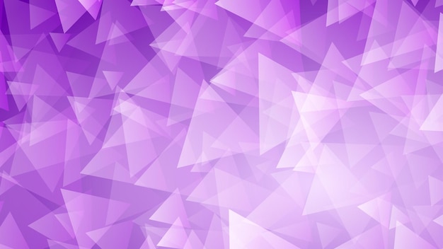 Abstract background of small triangles in purple colors