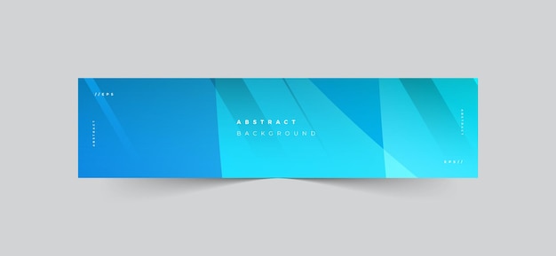 Abstract background social media banner