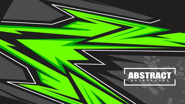 Vector abstract background for sports racing premium vector green design