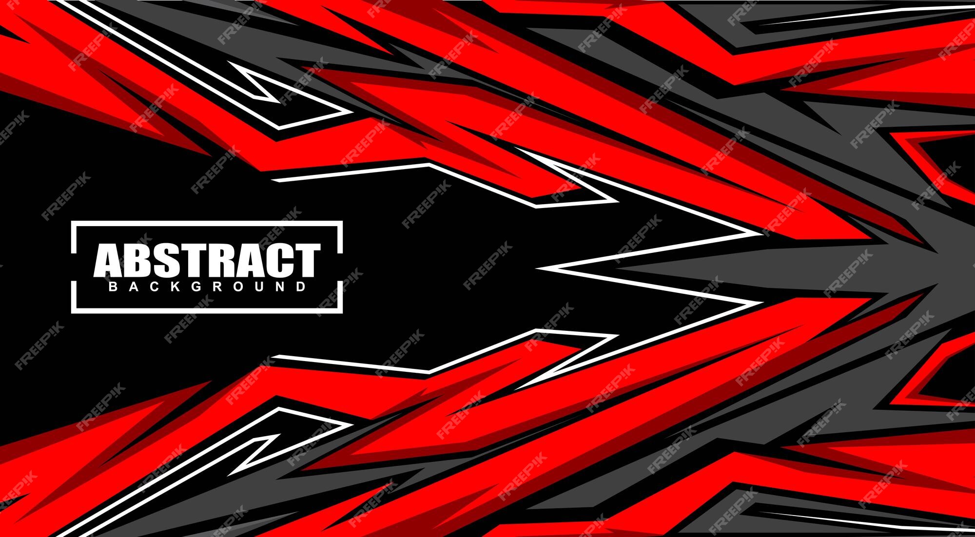 Premium Vector | Abstract background for sports racing premium vector red  black