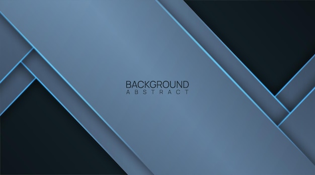 Abstract background stack of shapes design vector