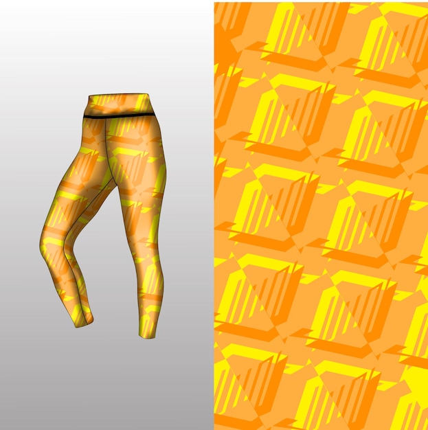 벡터 스포츠 레깅스에 대한 추상적 인 배경 스타일