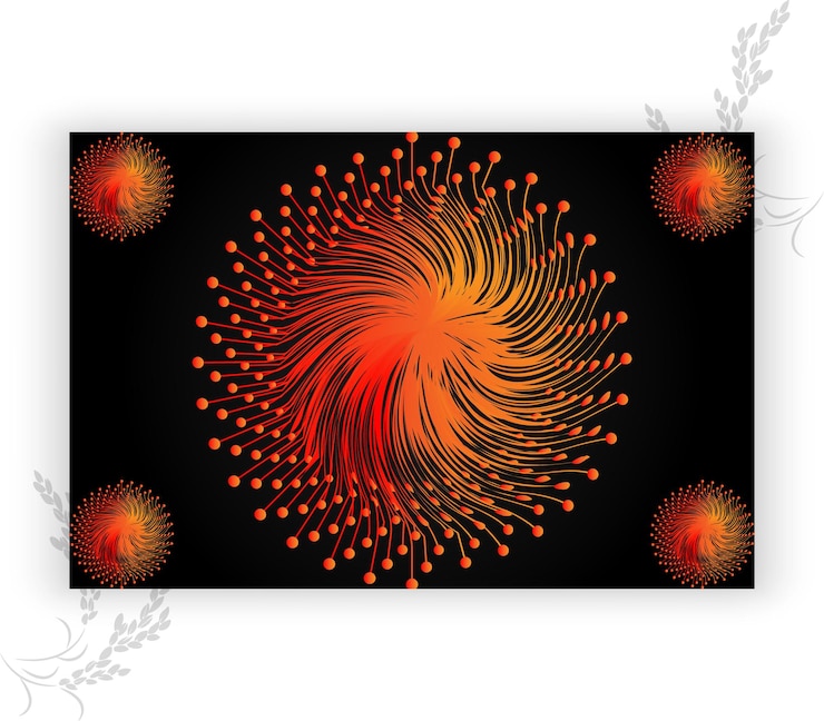 Vector abstract background template