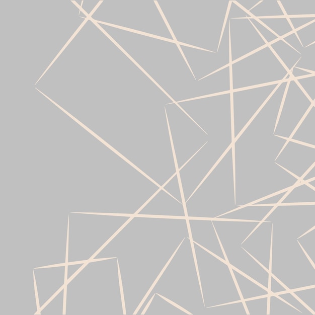Abstract background triangles and lines vector isolated pattern