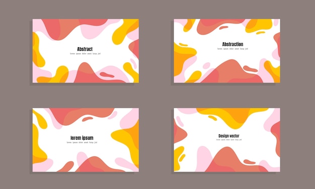 Abstract background vector bundle set