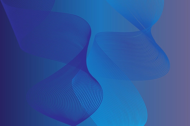 Abstract background of Vector wave lines flowing dynamic colorful isolated on white background for concept of banner poster communication science music AI technology digital