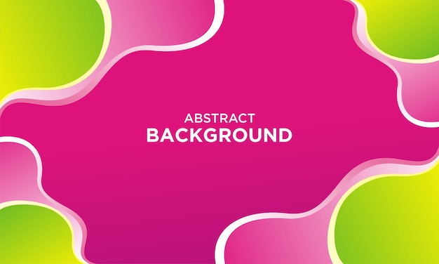 Vector abstract background vector with pink and green color design concept