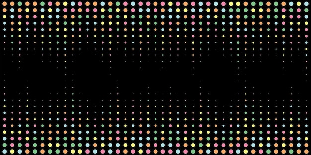 Abstract background of vertical colorful dotted lines with copy space