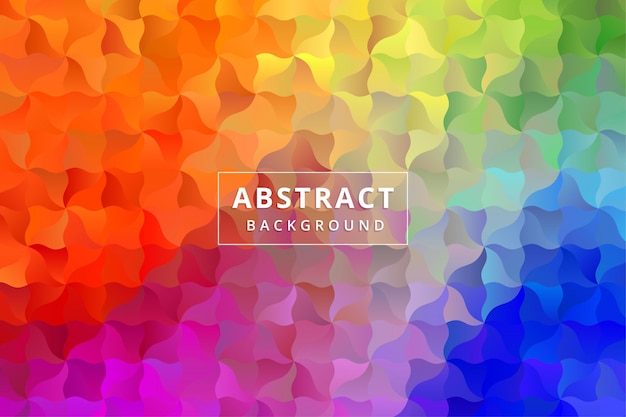 Abstract background wallpaper. colorful polygon hexagon premium vector