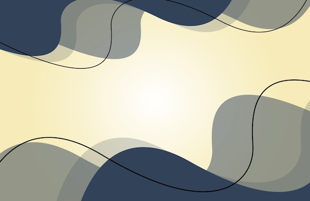 Abstract background wave design vector line