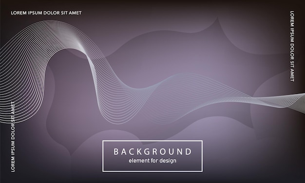 Abstract background. wave element for design poster. stylized line. colorful shiny waves. vector.