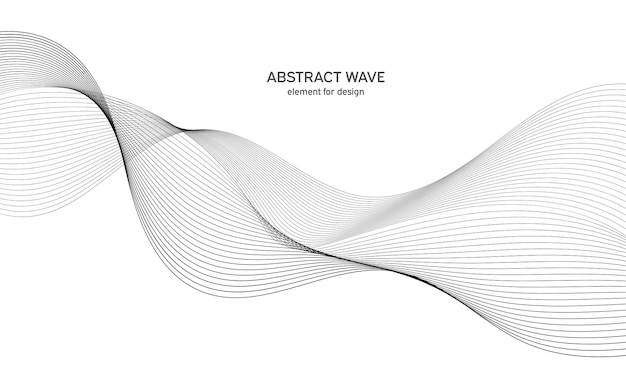 Abstract background. Wave element for design.