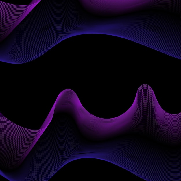 Vettore abstract background wave outline design stile vettoriale