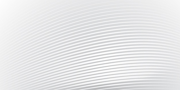 Vector abstract background of wavy lines in gray colors