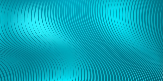 Abstract background of wavy lines in light blue colors