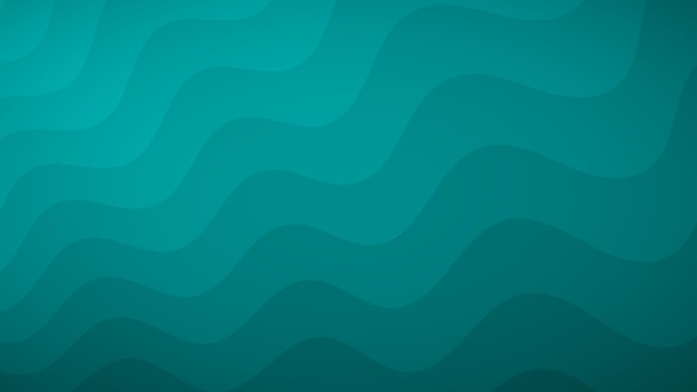 Abstract background of wavy lines in shades of light blue