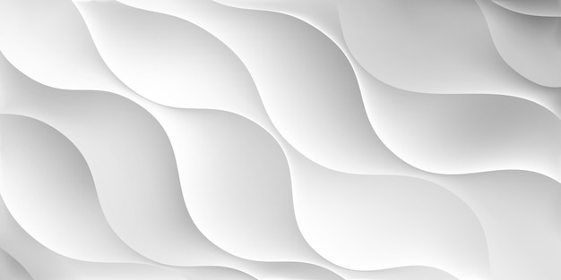 Abstract background of wavy lines in white colors