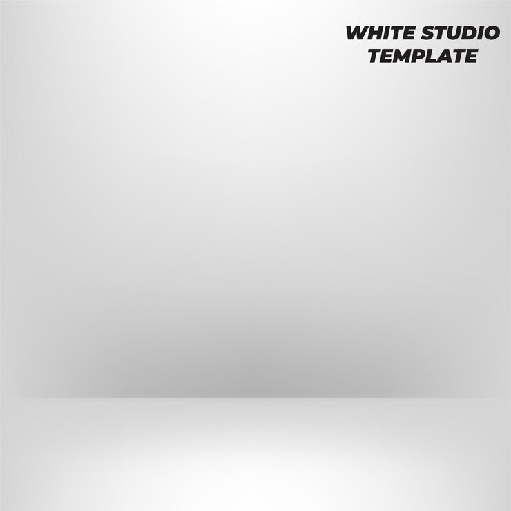Vector abstract background. white empty studio room for product display. showroom
