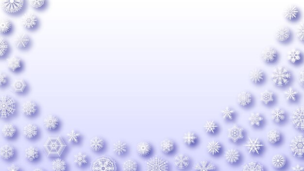 影と抽象的な背景冬雪ベクトル デザイン スタイル テンプレート