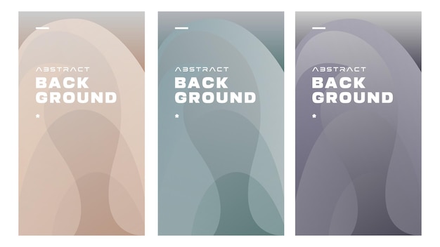 Abstract background with 3 gradient color variations