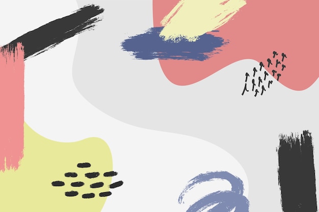 abstract background with artistic brush strokes and soft organic elements