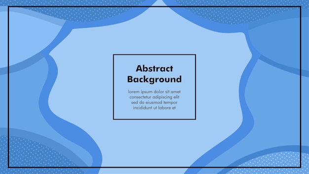 Abstract background with blue color for social media banner flayer and presentation