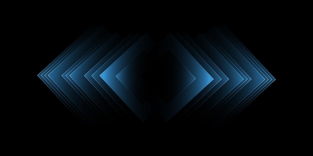 Abstract background with blue lines and transitions technologies vector